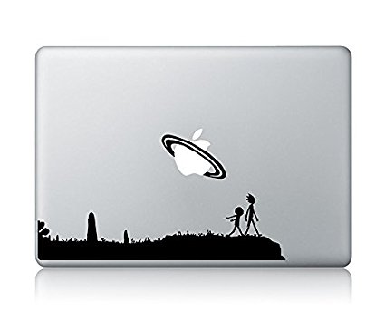 Rick And Morty Apple Macbook Laptop Vinyl Sticker Decal (for 13" macbook)