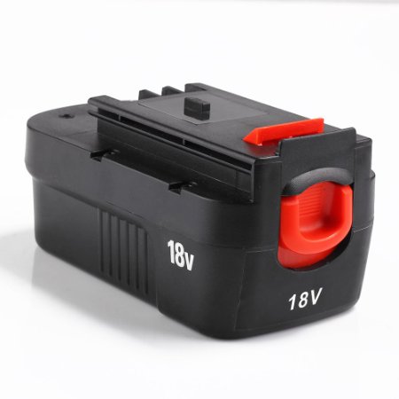 Masione 18V 2000mAh Power Tool Replacement Battery for Black and Decker 244760-00 A1718 A18 HPB18 HPB18-OPE Firestorm A18 FS180BX FS18BX FS18FL FSB18 NST2018 NST1810 NHT518 NS118 NPP2018 NPT3118 1 pack