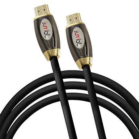 High-Speed HDMI Category 2 High-End Cable, Metal Shell, OFC and CL3 rated (35 Feet) Supports 3D Resolution, Ethernet, 1080P and Audio Return - Black