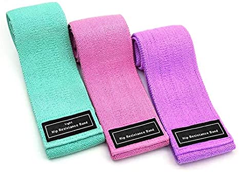 Evershop Resistance Bands for Legs and Butt, Exercise Bands Set Non Slip Booty Bands Hip Bands Wide Workout Bands Sports Fitness Bands Resistance Loops Band Elastic