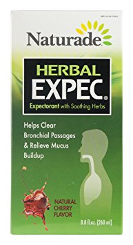 Naturade: HERBAL COUGH/COLD Herbal Expectorant (EXPEC)-with Guafenesin, 8.8 oz