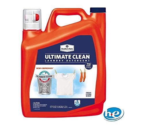 Member's Mark Ultimate Clean Liquid Laundry Detergent, 177 Ounce - 115 Loads