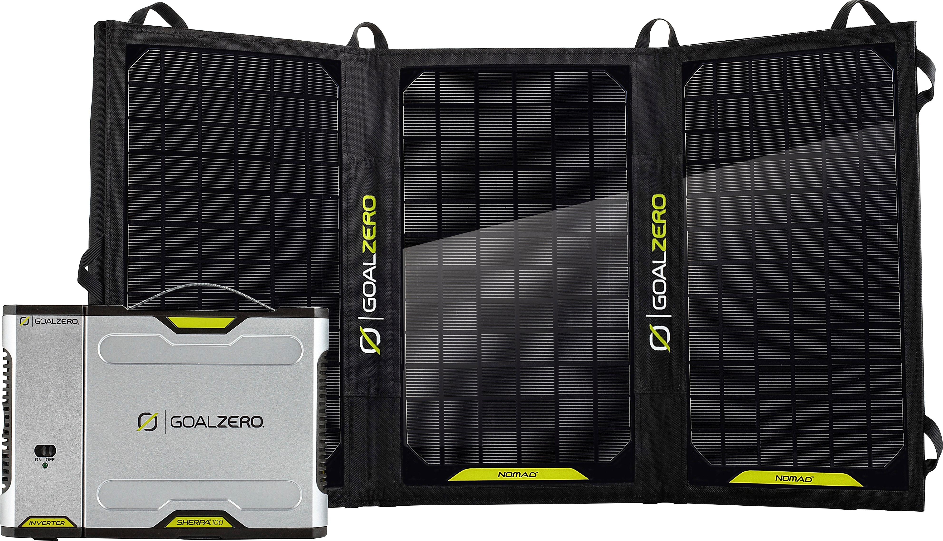 Goal Zero - Sherpa 100 Solar Kit - Black