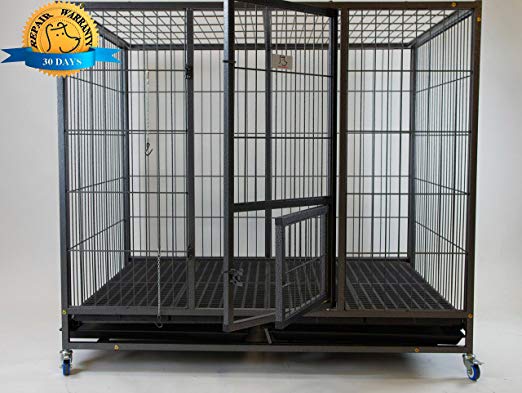 49" Stackable Open Top Heavy Duty Cage w/Casters