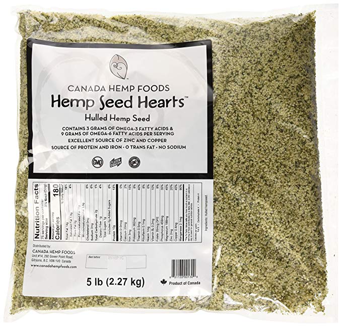 Canada Hemp Foods Seed Hearts Bag, 5 lb