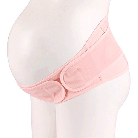 Pregnancy Support Belt,Breathable Pregnancy Support Maternity Belt (Pink)