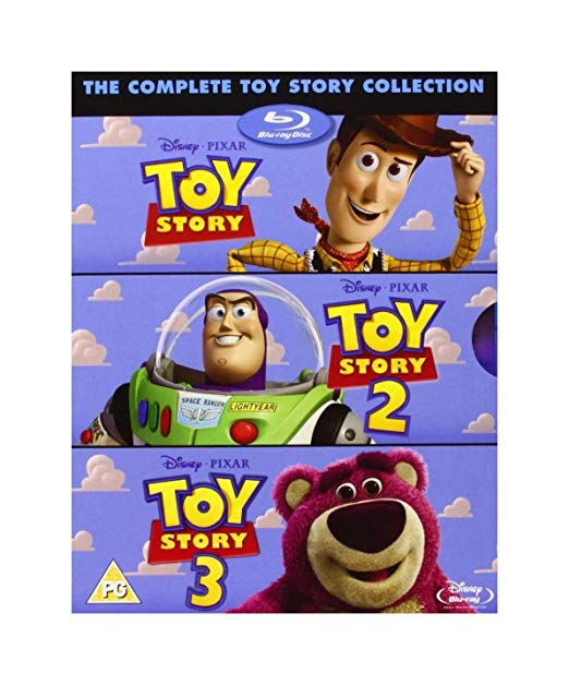 Toy Story TRILOGY [Blu-Ray Box Set] Complete 1, 2, 3, Disney & Pixar All 3 Movies