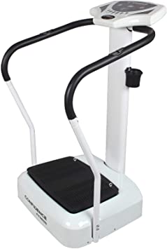 Confidence Fitness Slim Full Body Vibration Trainer Platform Fitness Machine - White