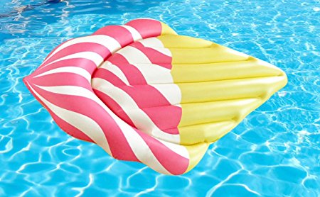 Jasonwell®Giant Inflatable Ice Cream Pool Float, Inflatable Summer Toy, Pool Party Toy