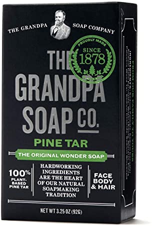 Grandpa'S Pine Tar Bar Soap - 3.25 Oz
