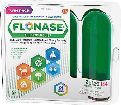 Flonase, Spray, 144 Count, 2 Pack