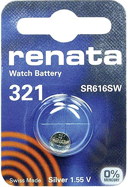 321 (SR616SW) Coin Battery / Silver Oxide 1.55V / for Watches, Torches, Car Keys, Calculators, Cameras, etc / iCHOOSE