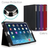 iPad Air Case CORNER PROTECTION CaseCrown Bold Standby Pro Black with Sleep  Wake Hand Grip Corner Protection and Multi-Angle Viewing Stand