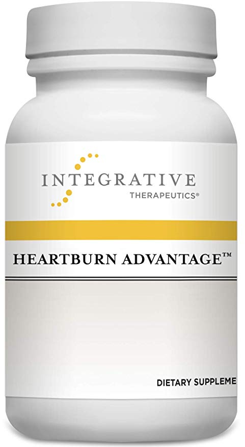Integrative Therapeutics - Heartburn Advantage - Helps Reduce Occasional Heartburn, Bloating, and Nausea - 60 Capsules