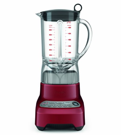 Breville BBL605CBXL Hemisphere Control Blender, Cranberry Red