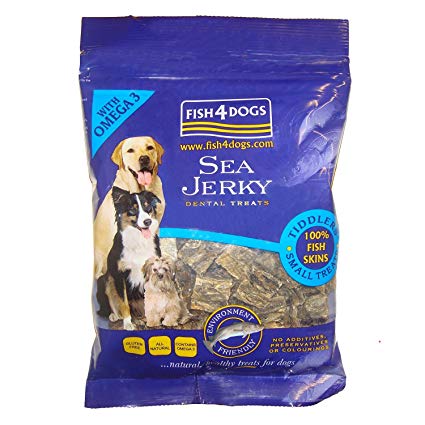 Fish4Dogs Sea Jerky Tiddlers Dental Treats for Dogs