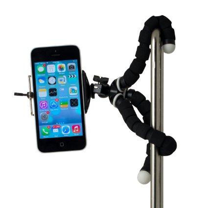 RIF6 Mini Tripod Universal Octopus Style Mount for Smartphone Camera Webcam Cell Phone