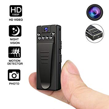GeekSpark Night Vision Hidden Camera, HD Mini Camera, Nanny Camera with Loop Recording and Motion Detection, Spy Camera for Home and Office Monitoring(Not included SD card)