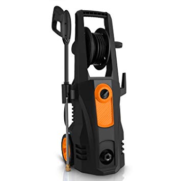 TEANDE Electric Pressure Washer, 3500 MAX PSI 2.60 GPM High Electric Pressure Washer, Power Washer with Hose Reel