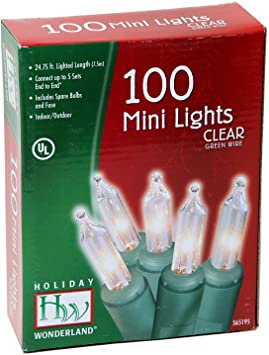 Holiday Wonderland 100-Count Clear Christmas Light Set (4-pack)