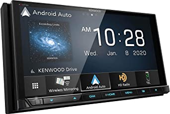 Kenwood Excelon DDX9907XR 6.8" Capacitive Touch Panel DVD Receiver with Bluetooth & HD Radio | 6.8" High Definition Monitor | With Apple CarPlay and Android Auto