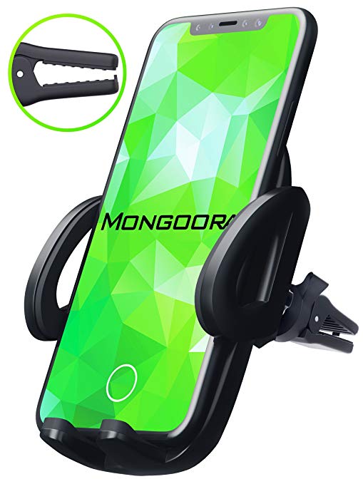 Air Vent Car Phone Mount Holder - Car Phone Mount for iPhone X 8 7 6 5 Plus Samsung and any Cell Phone - Phone Holder for Car - Universal Vent Mount for Men and Women - Vent Mount - Vent Holder.