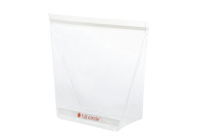 Full Circle ZipTuck Storage Size Reusable Bag, Clear