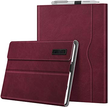 Fintie Protective Case for Surface Go - Multiple Angle Portfolio Business Cover with Pocket, Compatible with Type Cover Keyboard for Microsoft Surface Go 10-inch Tablet 2018 (Burgundy)