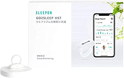 Upgraped New Sleep Ring, Real Time Sleep Monitoring for Low Blood O2 and Snoring, Tracking Overnight Oxygen Saturation Level, Heart Rate, As Sleep Aid, Daily App Report Wellness Use, Suitable for All