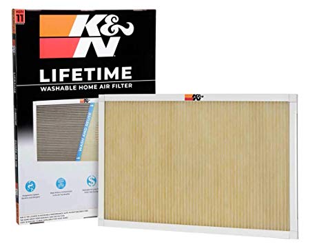 K&N Home Reusable Air AC Furnace Filter, 24x30x1