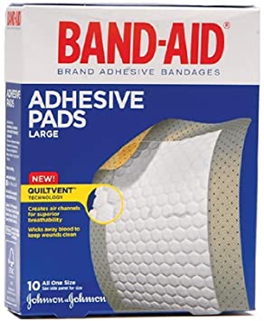 Band-Aid Comfort Flex Adhesive Pads Large 2 7/8 in x 4 in (7.3 cm x 10.1 cm)