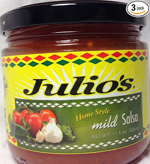 Julio's Home Style Mild Salsa 11.5 oz (Pack of 3)