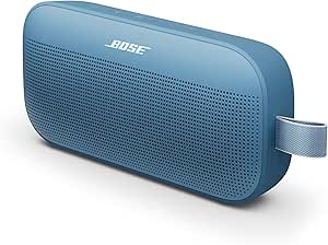 Amazon.com: Bose New SoundLink Flex Portable Bluetooth Speaker (2nd Gen), Portable Outdoor Speaker with Hi-Fi Audio, Up to 12 Hours Battery Life, Waterproof and Dustproof, Blue Dusk