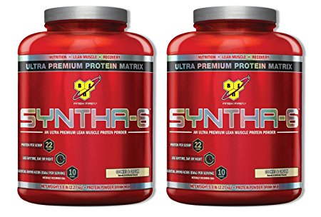 BSN SYNTHA-6 Protein Powder - Cookies & Cream, 10 lbs (104 Servings)
