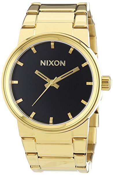 Nixon Men's Cannon A160510 Gold Stainless-Steel Quartz Watch