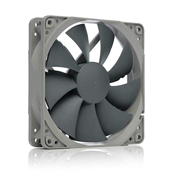 Noctua NF-P12 redux-1300 PWM high-performance quiet 120mm fan, ideal for PC cases, CPU heatsinks and water cooling radiators,  grey