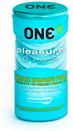 ONE Condoms Pleasure Plus, 12 Pack