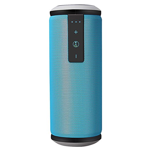 Bluetooth Speaker,ELEGIANT Super Bass Outdoor Portable Bluetooth Speaker 4.0 Waterproof Subwoofer Wireless Stereo Music Sound Box with DSP Noise Reduction Mic for iPhone iPad Android Smartphone Blue