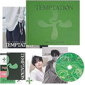 TXT - [The Name Chapter : Temptation] (Farewell Ver.) Photo Book   Lyric Book   CD   Sticker Pack   Bookmark   Post Card   Photo Card   Poster   1 Pocket Hand Mirror   4 Extra Photocards