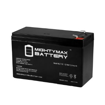 12V 7AH BATTERY REPL WERKER WKA12-75F WKA12-75 F1 187 EACH - Mighty Max Battery brand product