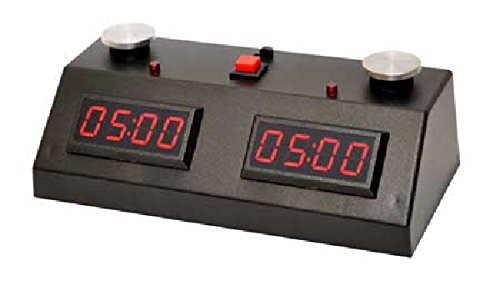ZMart Fun ZMF-II Digital Chess Clock - Red LED Display / Black Case