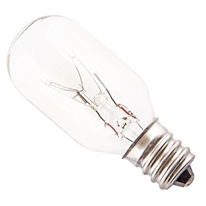 MEGALOVEMART 15W Watt E12 Socket Long Lasting Incandescent Candelebra Salt Lamp Light Bulbs - 12 Pack