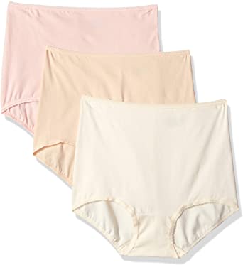 Bali Women's Cool Cotton Skamp Brief 3-Pack