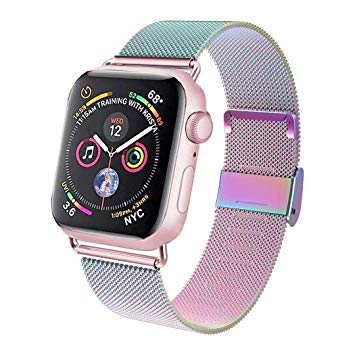 GBPOOT Compatible for Apple Watch Band 38mm 40mm 42mm 44mm, Wristband Loop Replacement Band for Iwatch Series 4,Series 3,Series 2,Series 1