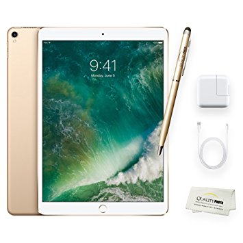 Apple iPad Pro 10.5 Inch Wi-Fi 256GB Gold   Quality Photo Accessories (Latest Apple Tablet) 2017 Model..