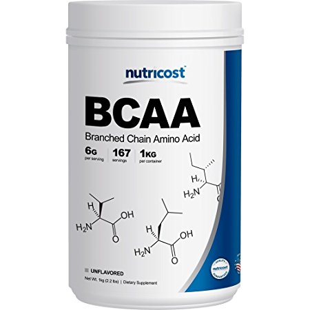 Nutricost BCAA Powder 2:1:1 - 1 KG