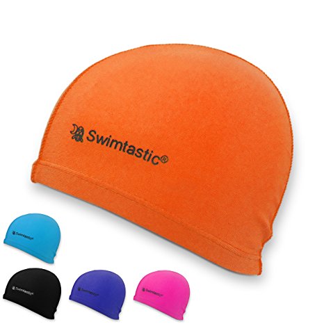 Swimtastic Lycra Swimming Cap - 5 Stylish Colours to Choose From