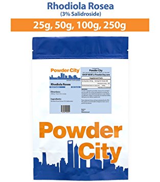 Powder City Rhodiola Rosea (Salidroside 3%) (100 Grams)