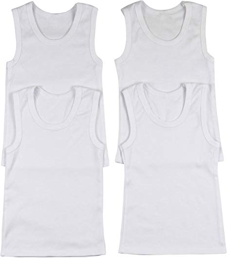 ToBeInStyle Boy's Pack of 4 Tank Tops