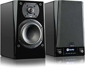 SVS Prime Wireless Pro Powered Speaker System with Chromecast and Airplay 2 - Pair (Piano Gloss)